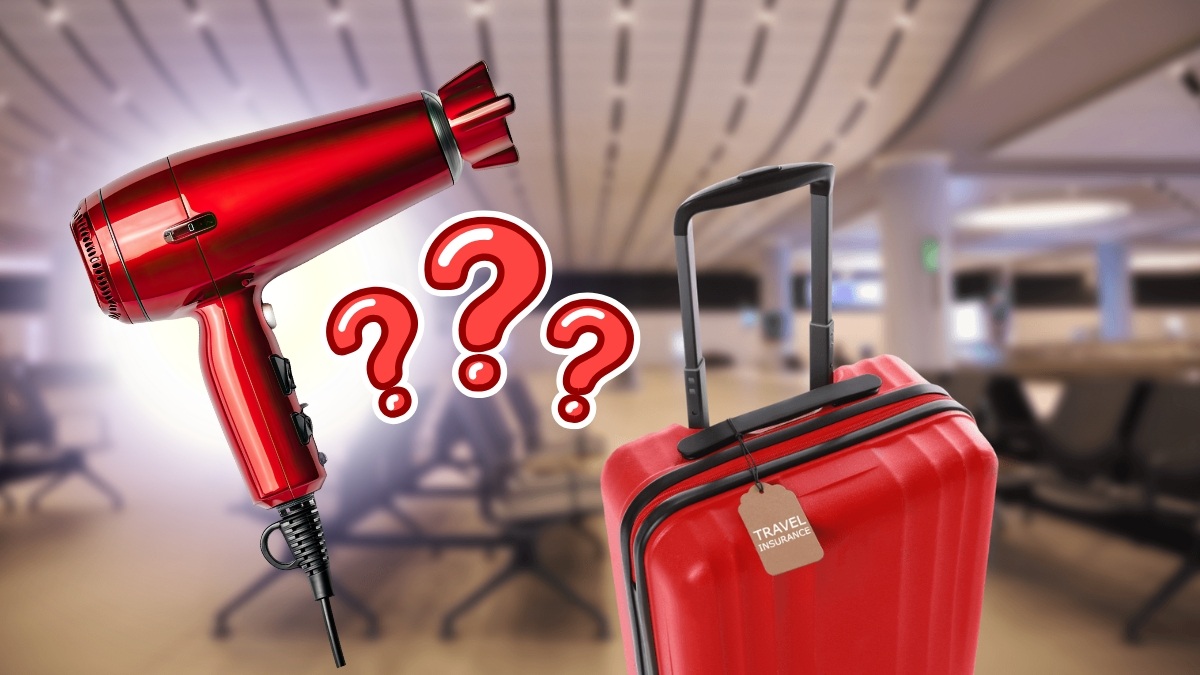 Máy sấy tóc có được mang lên máy bay không? Quy định chi tiết